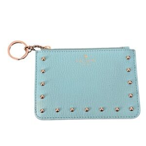 Kate Spade Blue Studded Keychain Wallet